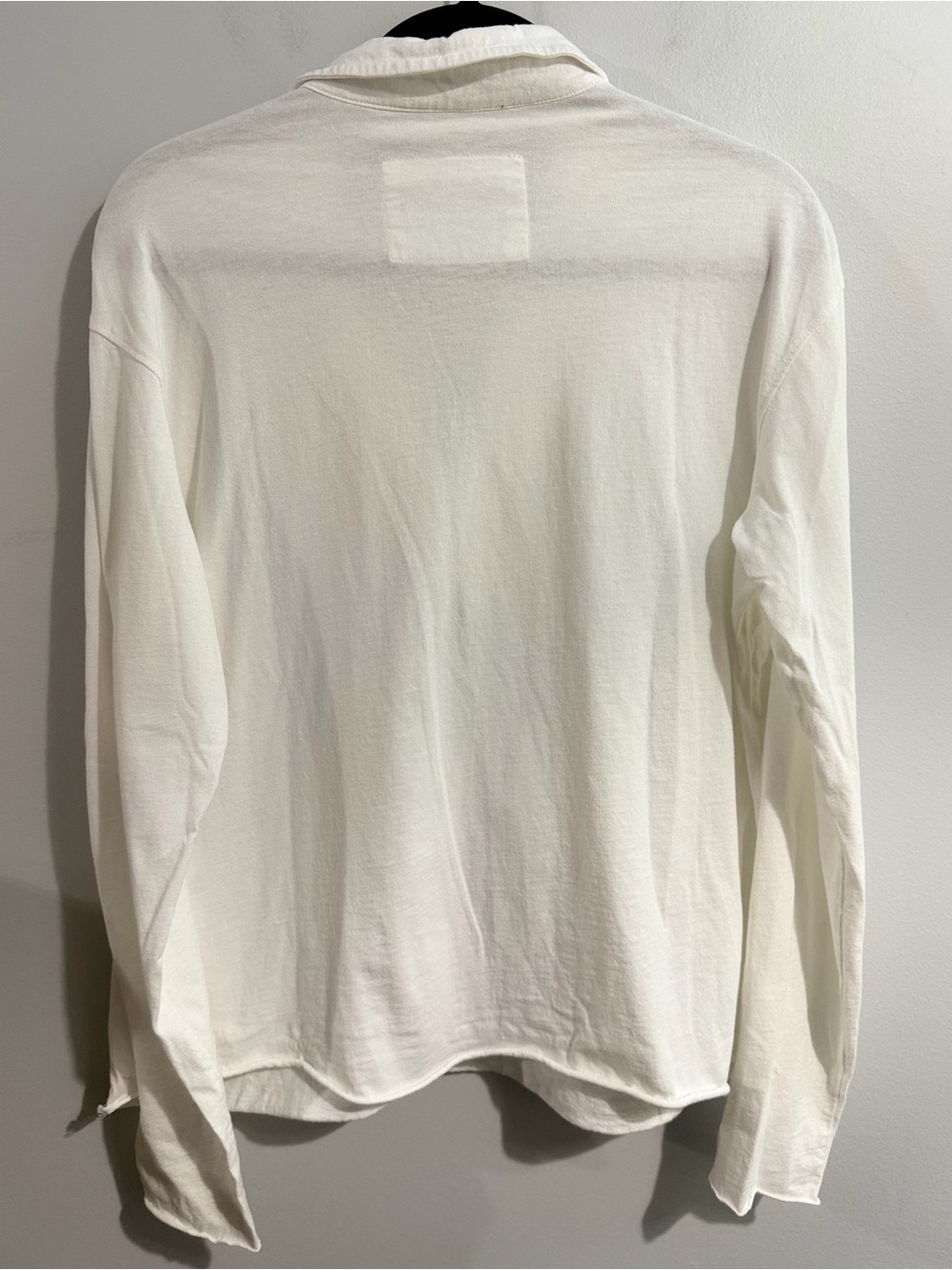 Frank & Eileen Patrick Popover Henley White Women’s Size S - Picture 4 of 5